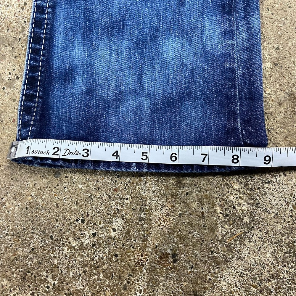 Vintage Y2K Rock Revival Esther Jeans Women's Size 30 Mid Rise Boot Cut - Picture 9 of 11